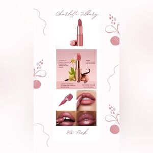 Charlotte Tilbury K.I.S.S.I.N.G Fallen from the Lipstick Tree in 90s Pink